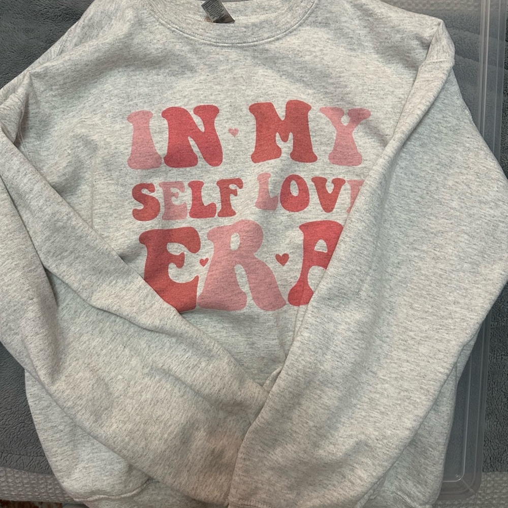 Gray Self Love Era Sweatshirt